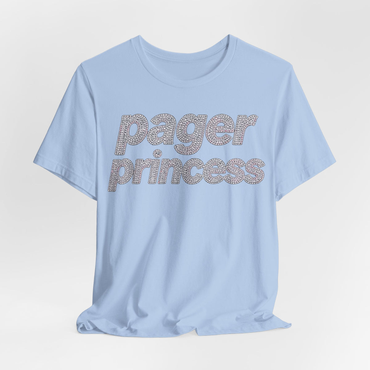 pager princess Tee - Y2K Graphic Classic Cotton Top