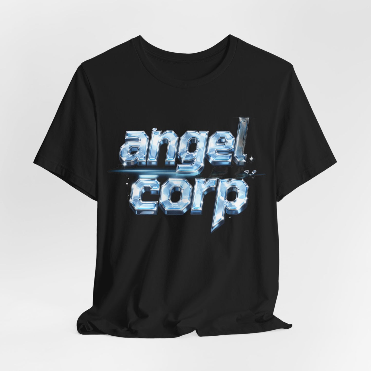 angelcorp Ice Chrome Tee - Y2K Graphic Classic Cotton Top