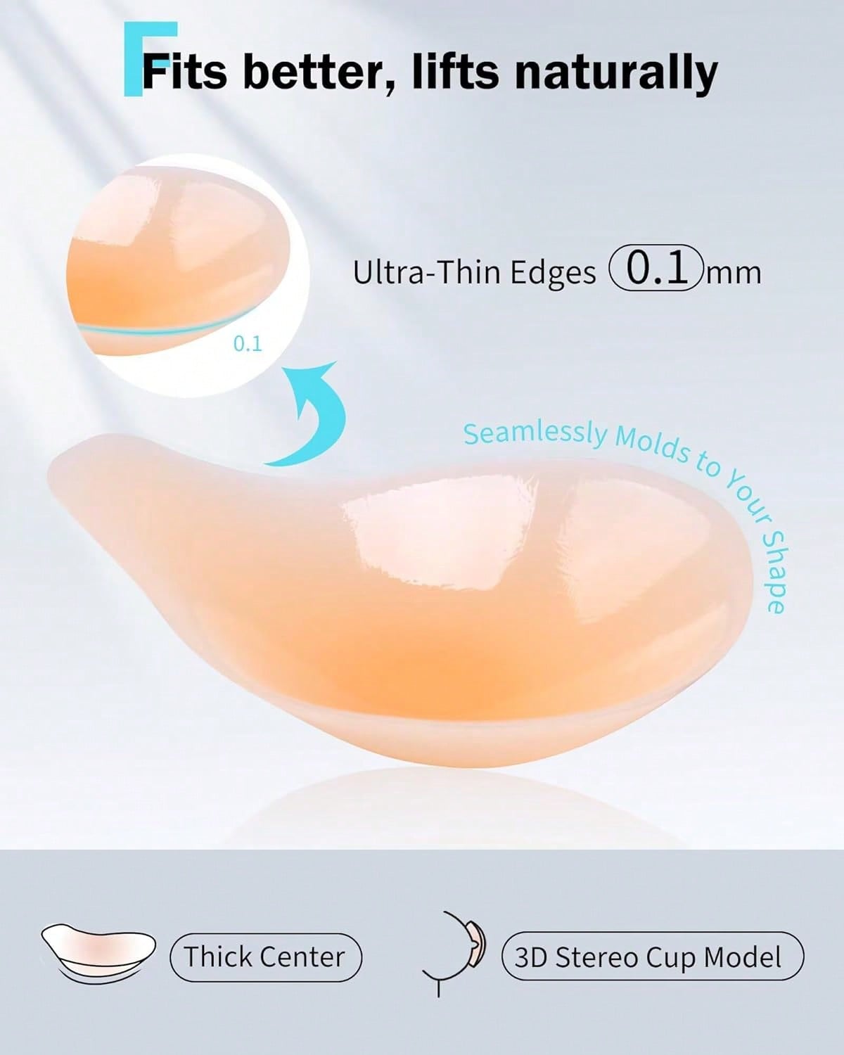 Deep Plunge Spoon Sticky Bra detail