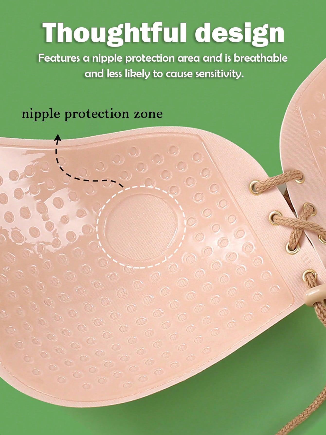 Full Send Plus-Size Sticky Bra detail