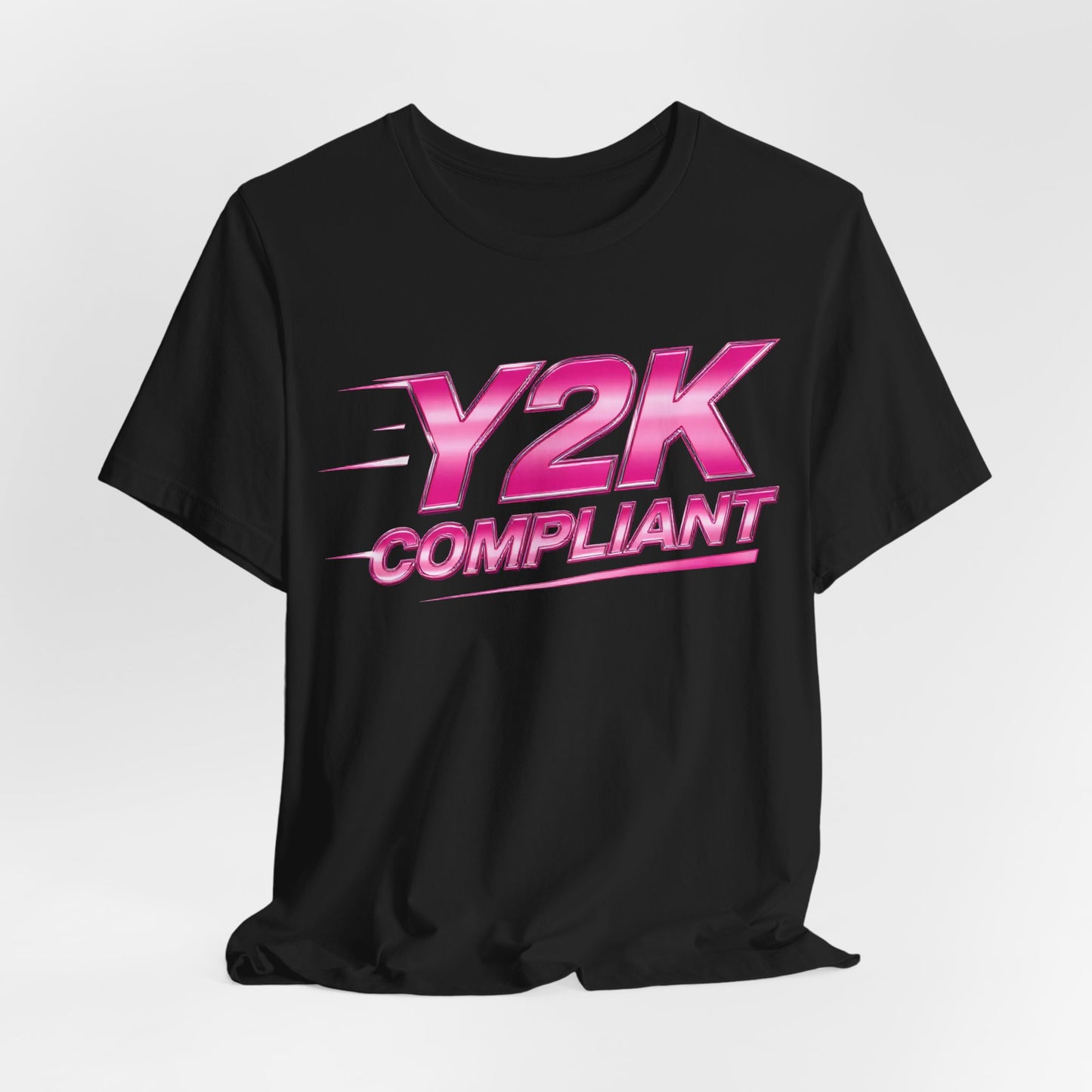 Y2K COMPLIANT Tee - Y2K Graphic Classic Cotton Top