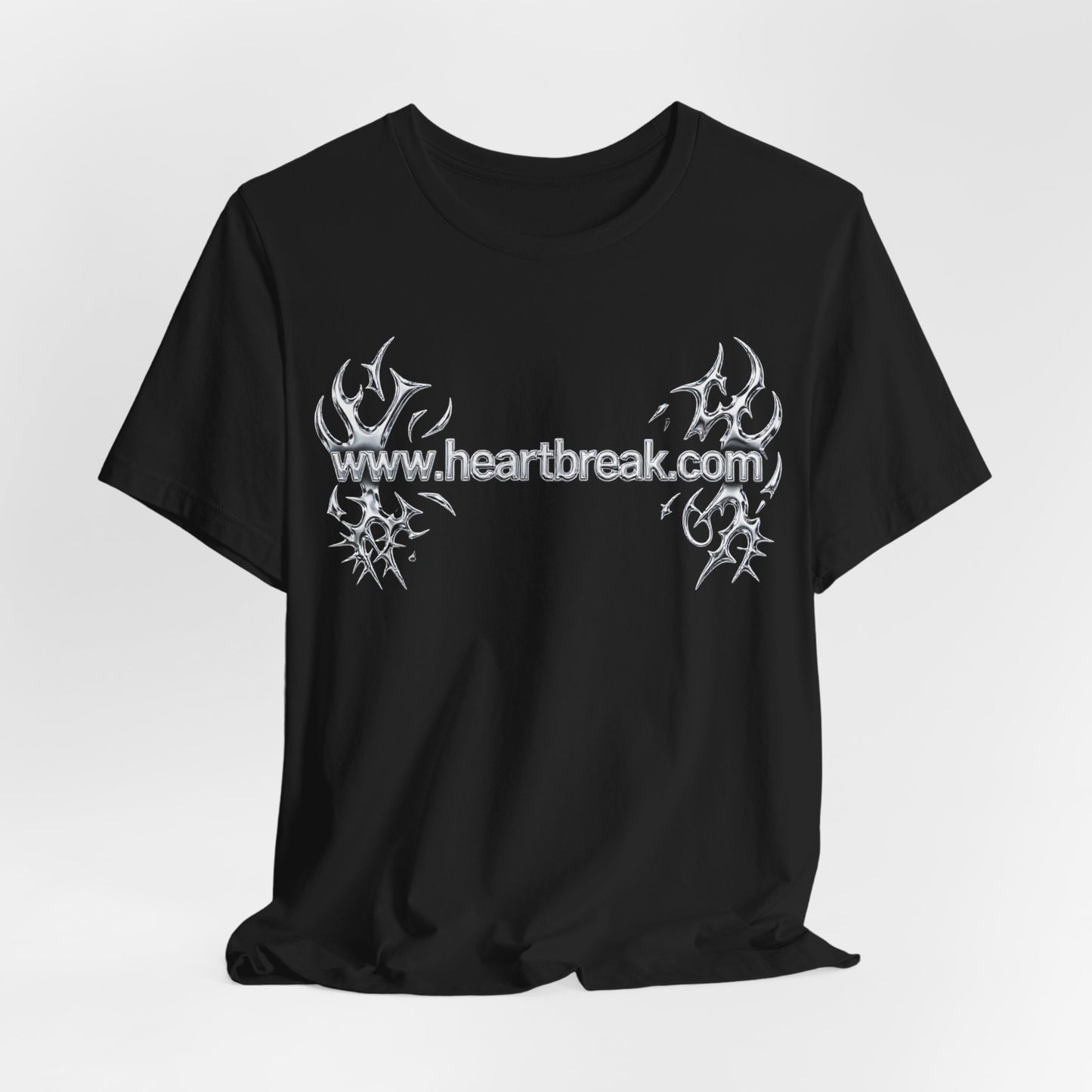 www.heartbreak.com Tribal Chrome Tee - Y2K Graphic Classic Cotton Top