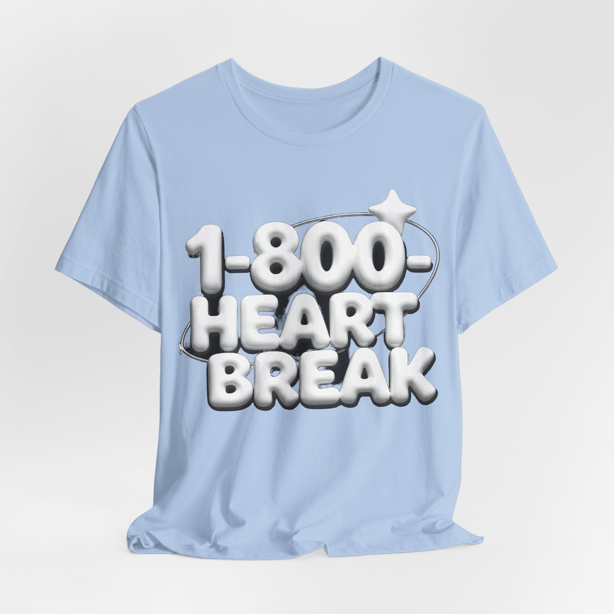 1-800-HEARTBREAK Tee - Y2K Graphic Classic Cotton Top