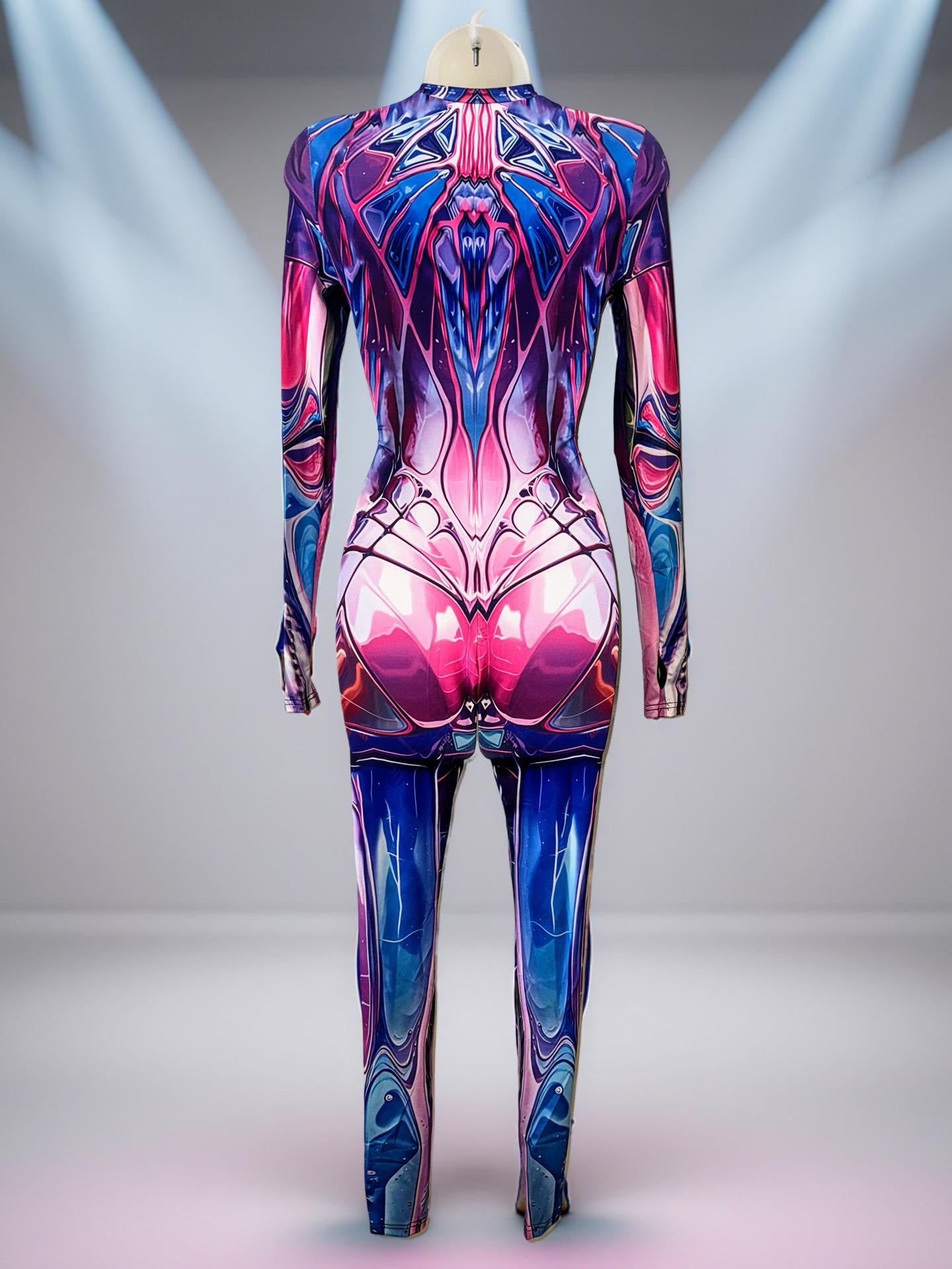 Starlit Spectrum Metallic Mirage Jumpsuit