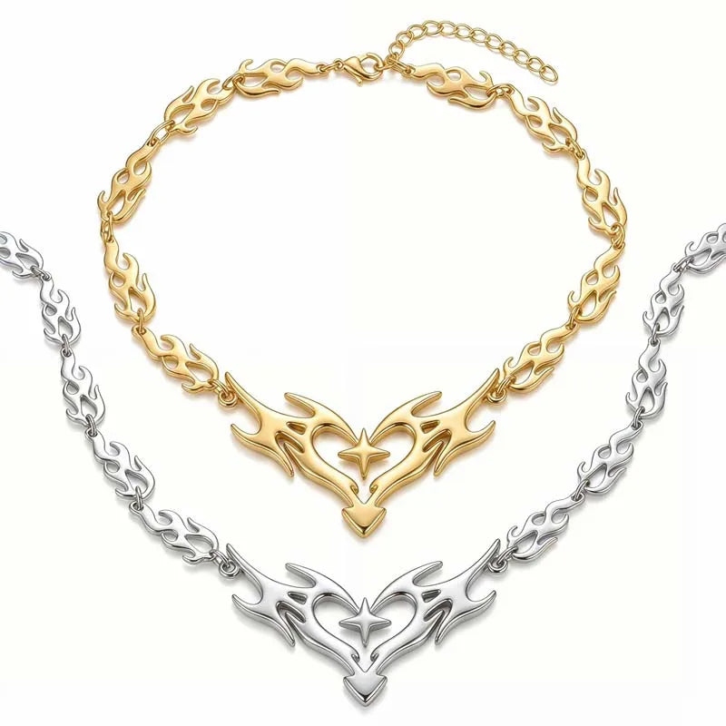 Molten Flame Chunky Choker