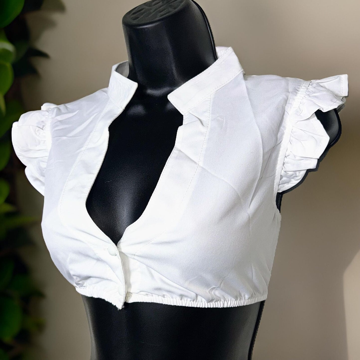 Ruffle Sleeve Dirndl Blouse Aurora