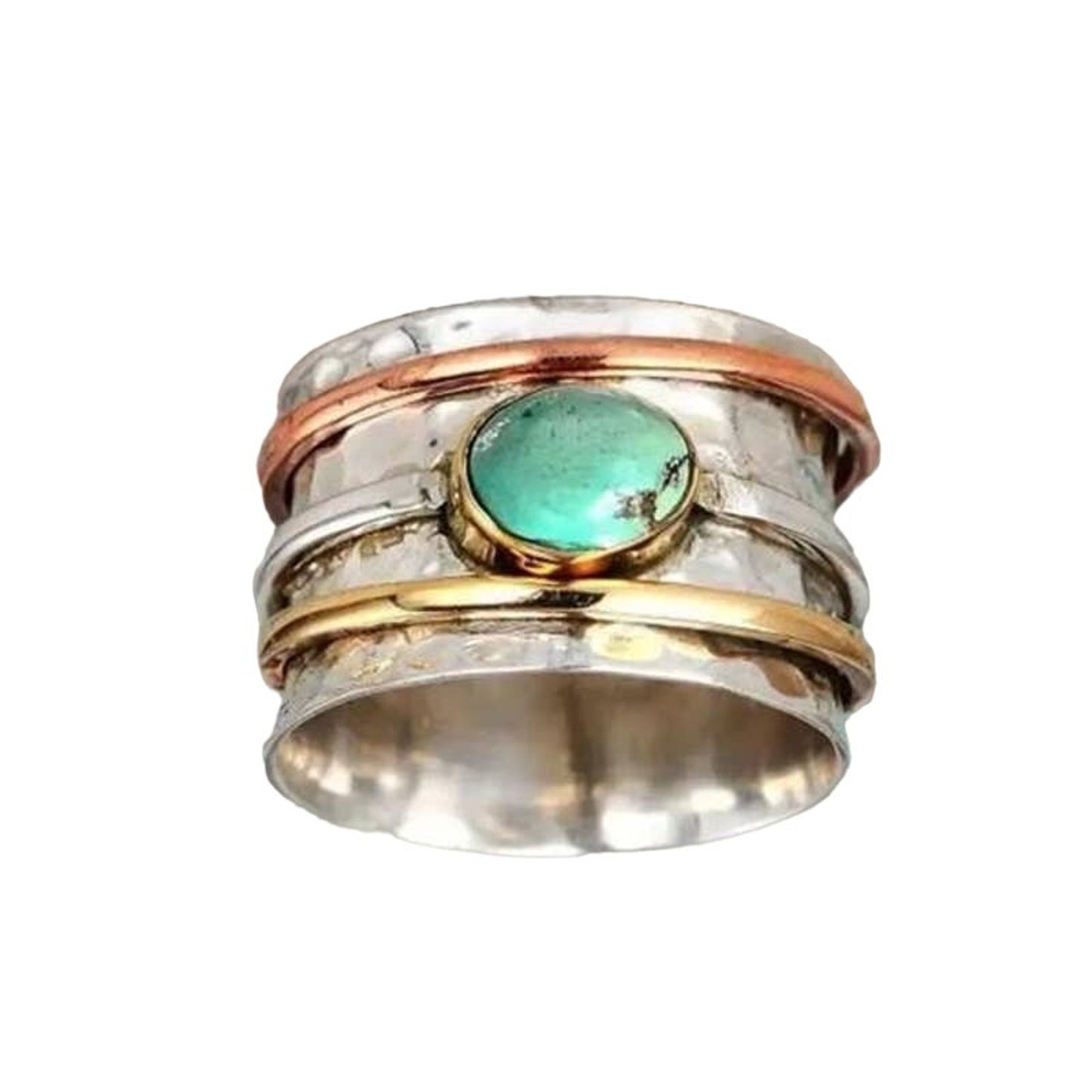 Twilight Circle Wide Turquoise Band