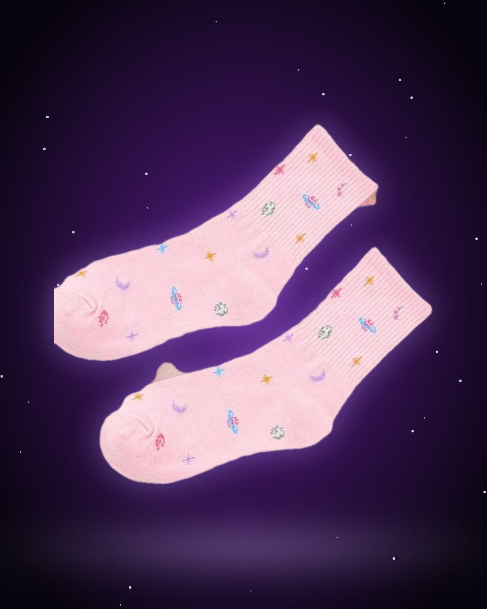 Socks - Galaxy Glam Crew Socks