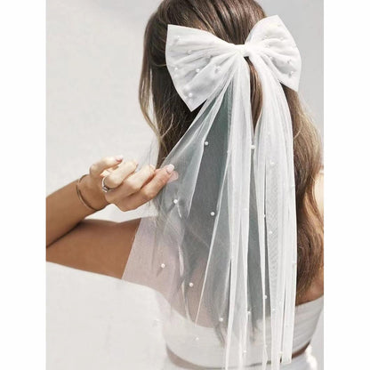 Vow & Veil Pearl Bridal Bow