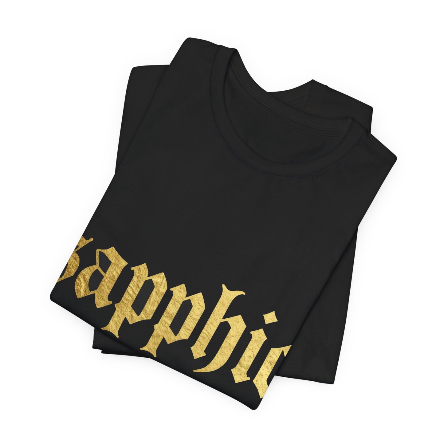 sapphic rage Gothic Blackletter Tee - Y2K Graphic Classic Cotton Top