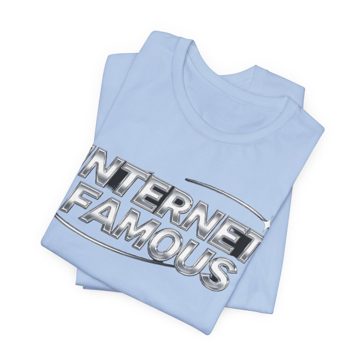 INTERNET FAMOUS Chrome Orbit Tee - Y2K Graphic Classic Cotton Top