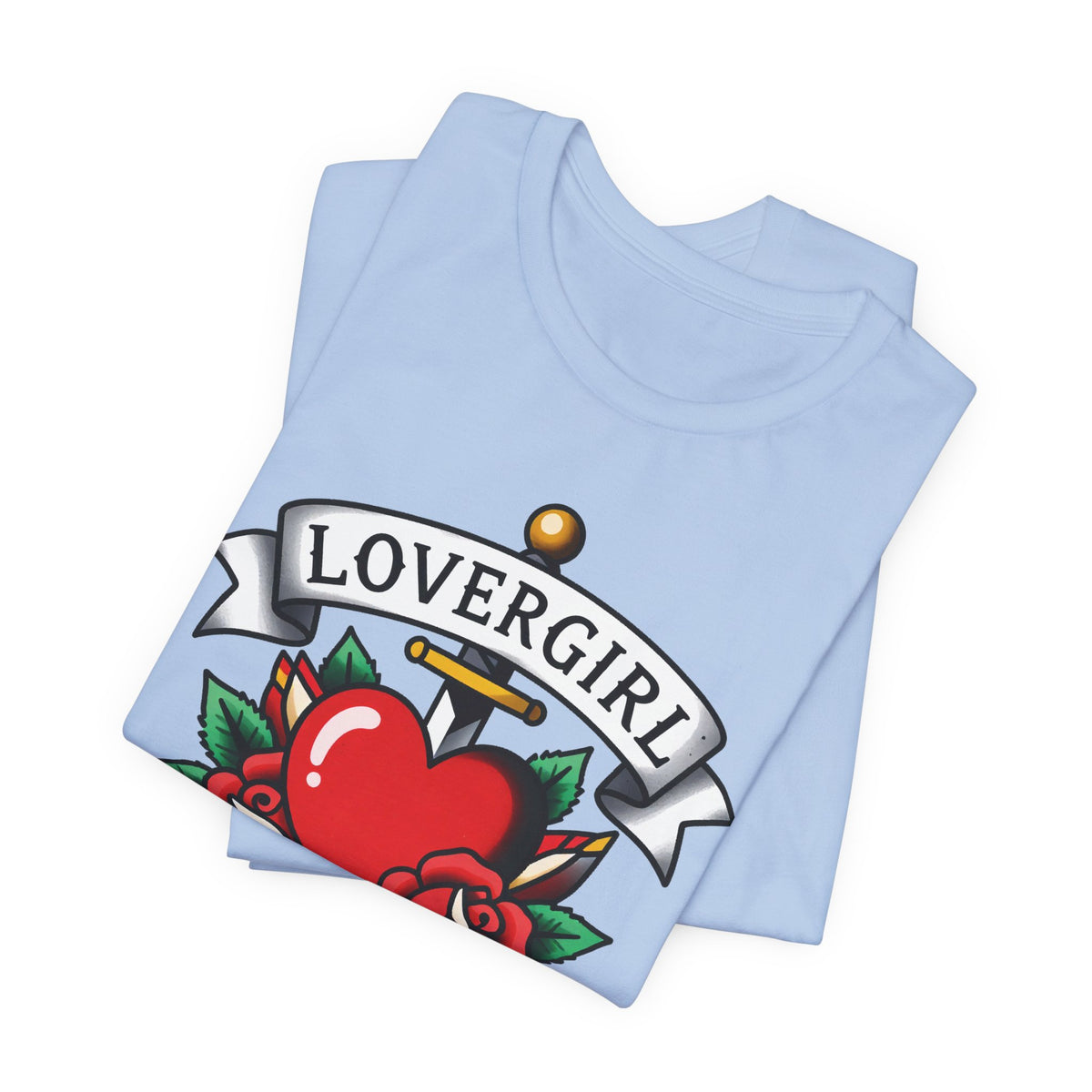 LOVERGIRL Tee - Y2K Graphic Classic Cotton Top