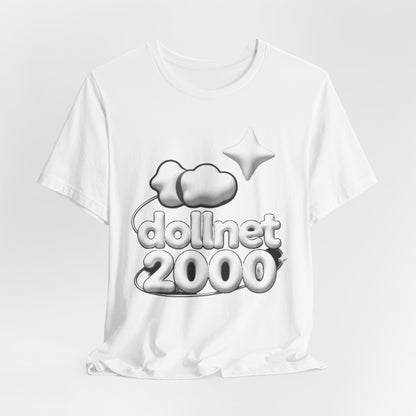 dollnet 2000 Puffy 3D Tee - Y2K Graphic Classic Cotton Top