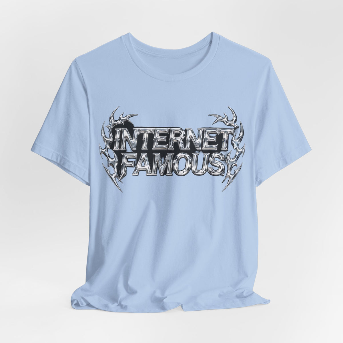 INTERNET FAMOUS Tribal Chrome Tee - Y2K Graphic Classic Cotton Top