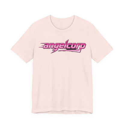 angelcorp Pink Racing Tee - Y2K Graphic Classic Cotton Top