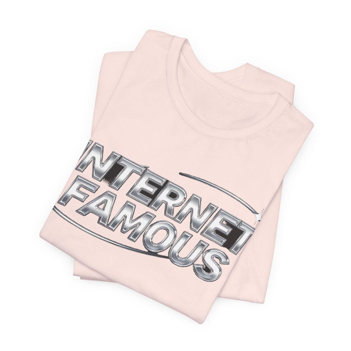 INTERNET FAMOUS Chrome Orbit Tee - Y2K Graphic Classic Cotton Top