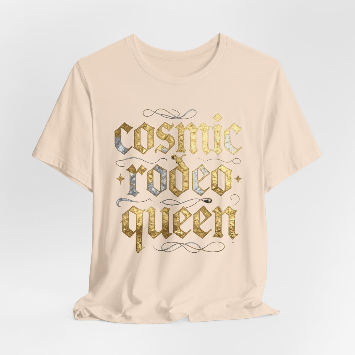 cosmic rodeo queen Tee - Y2K Graphic Classic Cotton Top