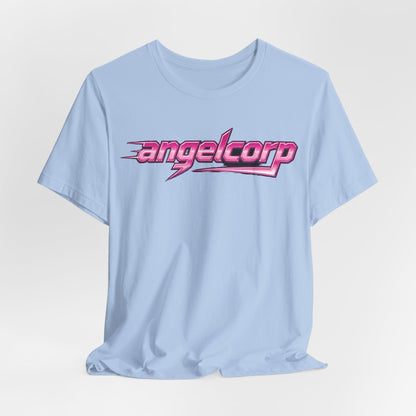angelcorp Pink Racing Tee - Y2K Graphic Classic Cotton Top