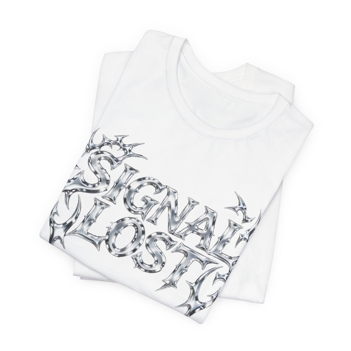 SIGNAL LOST Tee - Y2K Graphic Classic Cotton Top