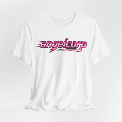 angelcorp Pink Racing Tee - Y2K Graphic Classic Cotton Top