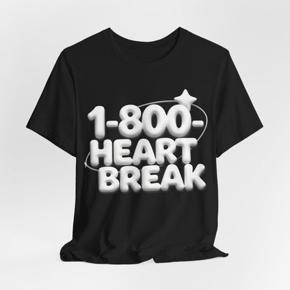 1-800-HEARTBREAK Tee - Y2K Graphic Classic Cotton Top