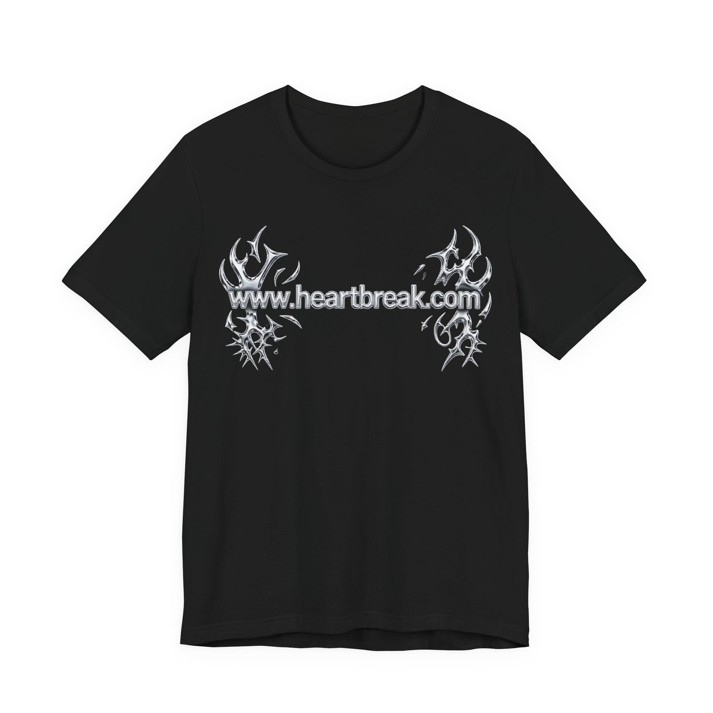 www.heartbreak.com Tribal Chrome Tee - Y2K Graphic Classic Cotton Top
