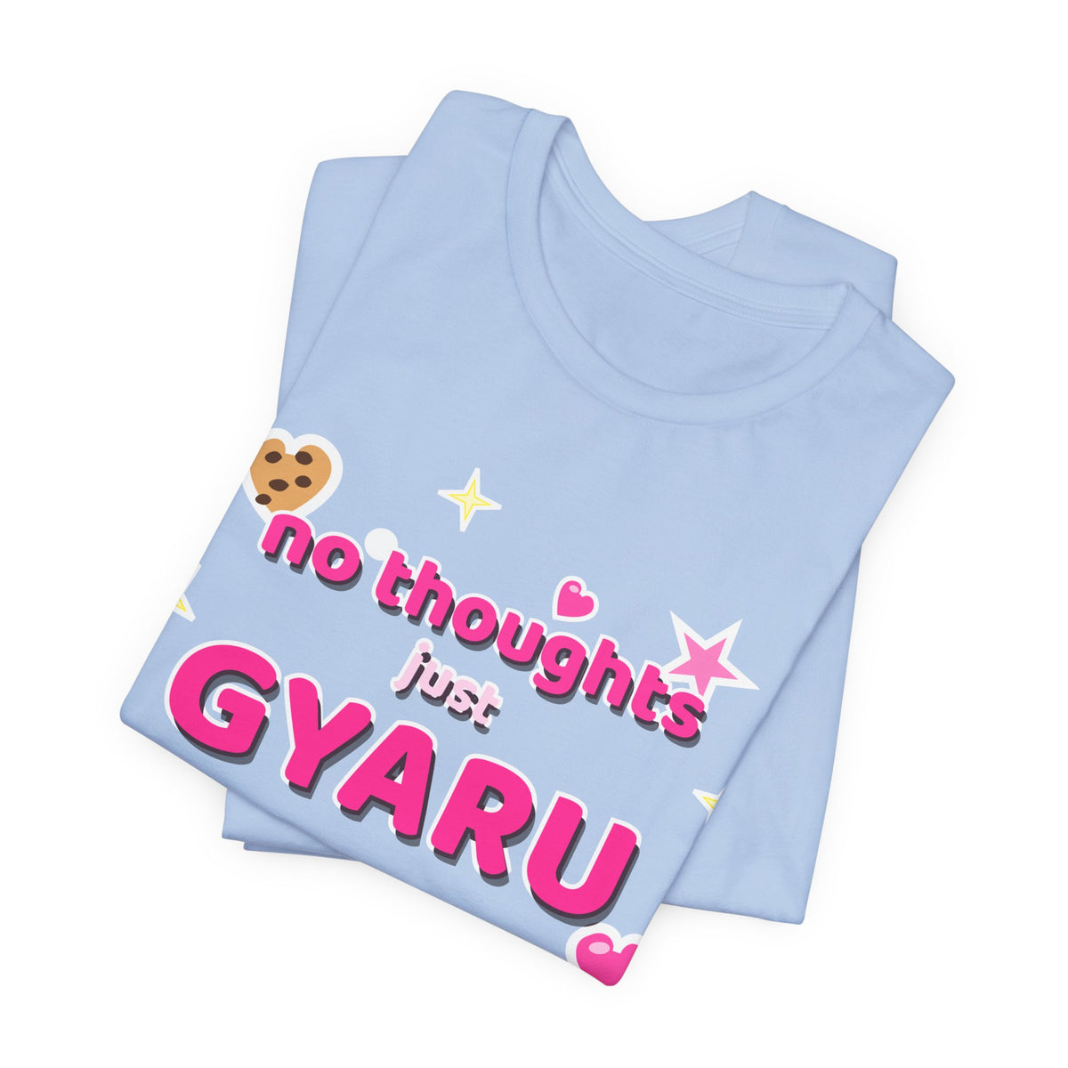 No Thoughts Just Gyaru Tee - Y2K Graphic Classic Cotton Top