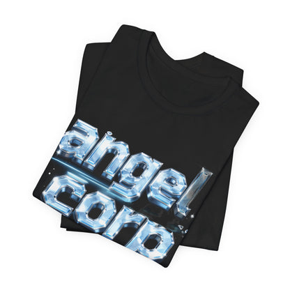 angelcorp Ice Chrome Tee - Y2K Graphic Classic Cotton Top