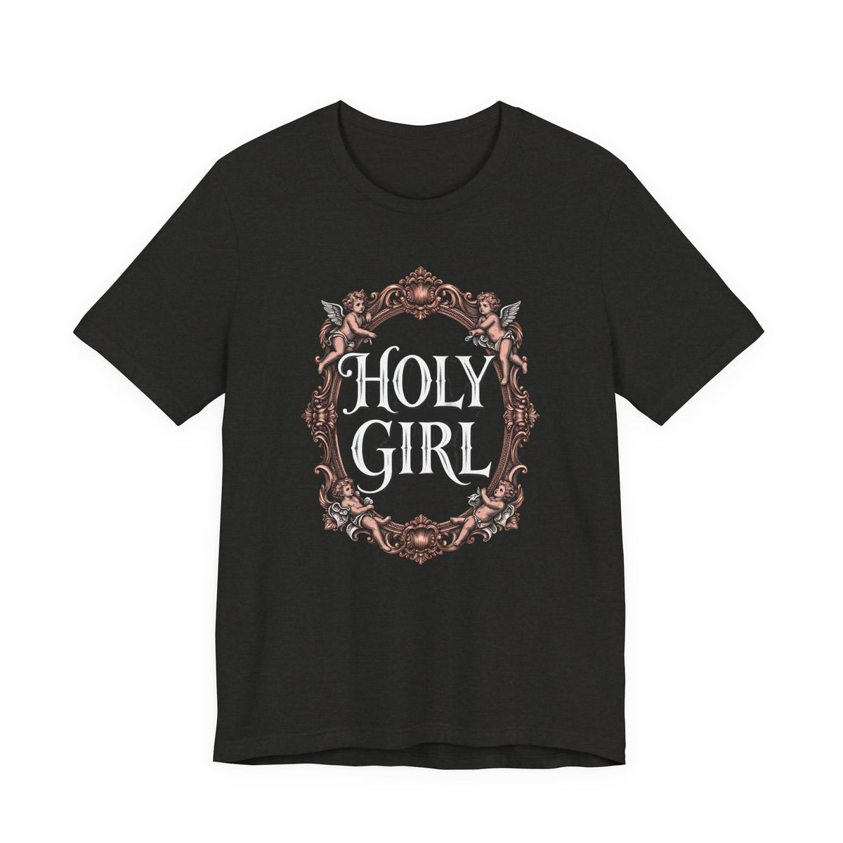 HOLY GIRL Tee - Y2K Graphic Classic Cotton Top