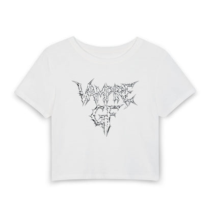 VAMPIRE GF Baby Tee - Y2K Graphic Fitted Top