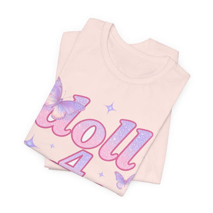 doll 4 doll Fairycore Tee - Y2K Graphic Classic Cotton Top