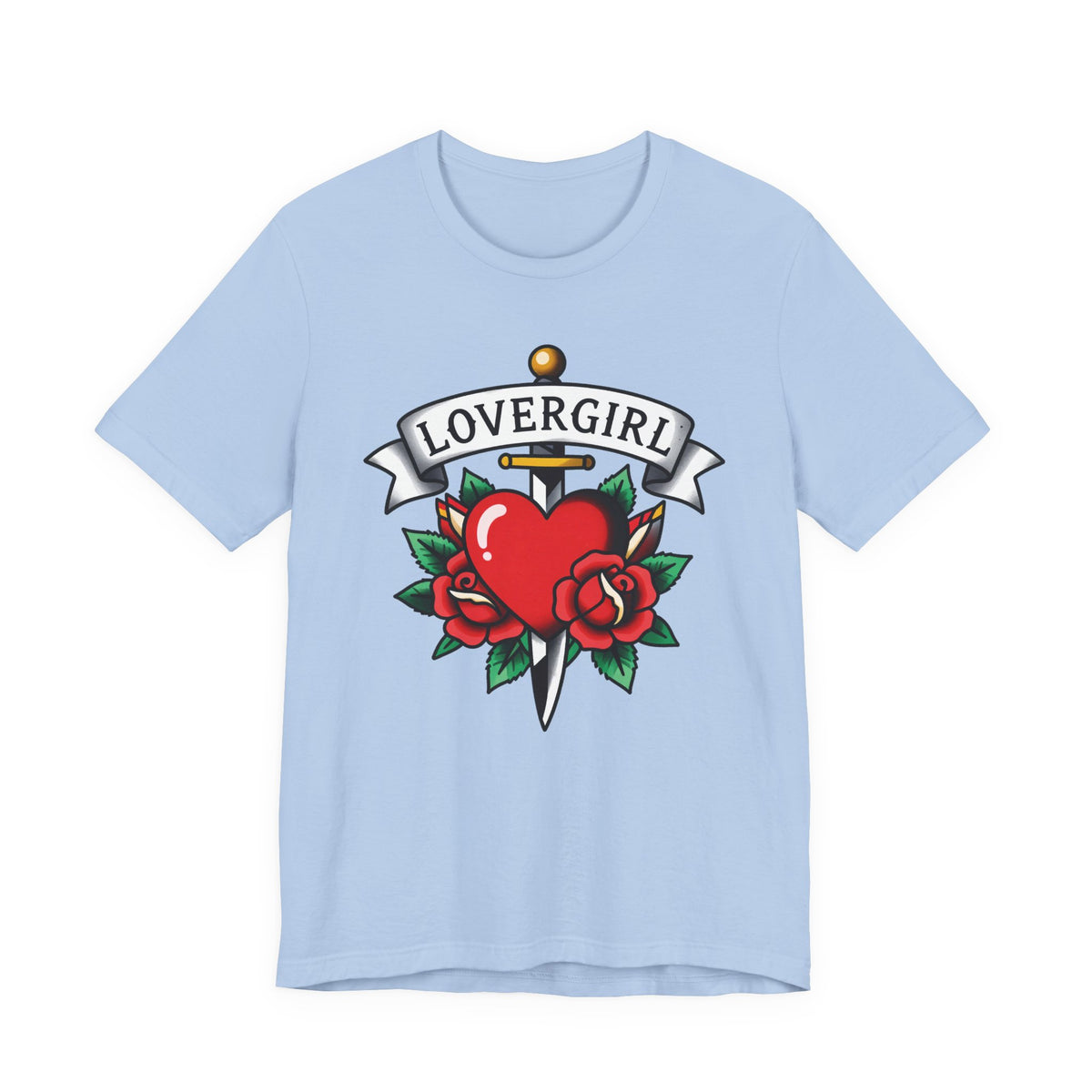 LOVERGIRL Tee - Y2K Graphic Classic Cotton Top