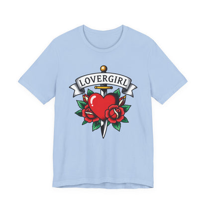 LOVERGIRL Tee - Y2K Graphic Classic Cotton Top