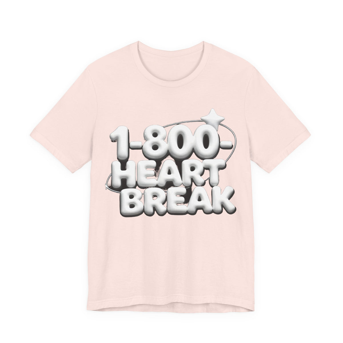 1-800-HEARTBREAK Tee - Y2K Graphic Classic Cotton Top