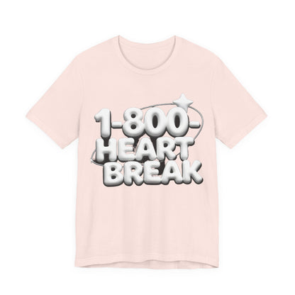 1-800-HEARTBREAK Tee - Y2K Graphic Classic Cotton Top