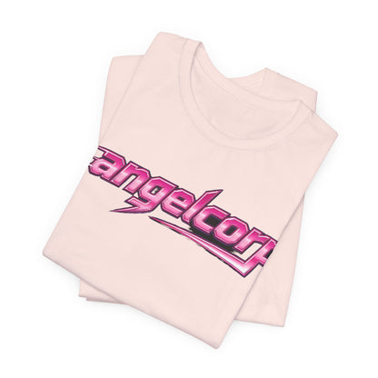 angelcorp Pink Racing Tee - Y2K Graphic Classic Cotton Top