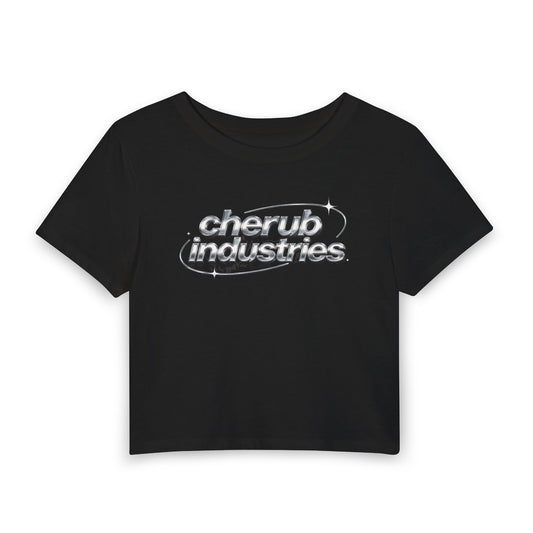 cherub industries Baby Tee - Y2K Graphic Fitted Top
