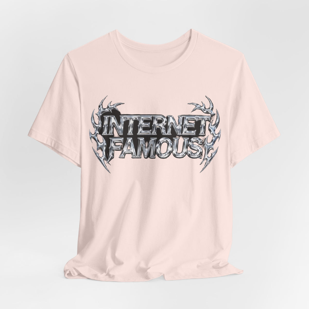 INTERNET FAMOUS Tribal Chrome Tee - Y2K Graphic Classic Cotton Top