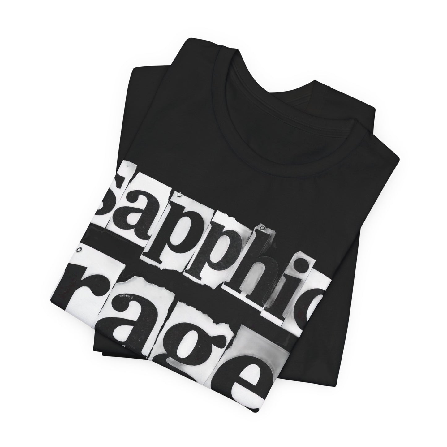sapphic rage Punk Zine Tee - Y2K Graphic Classic Cotton Top