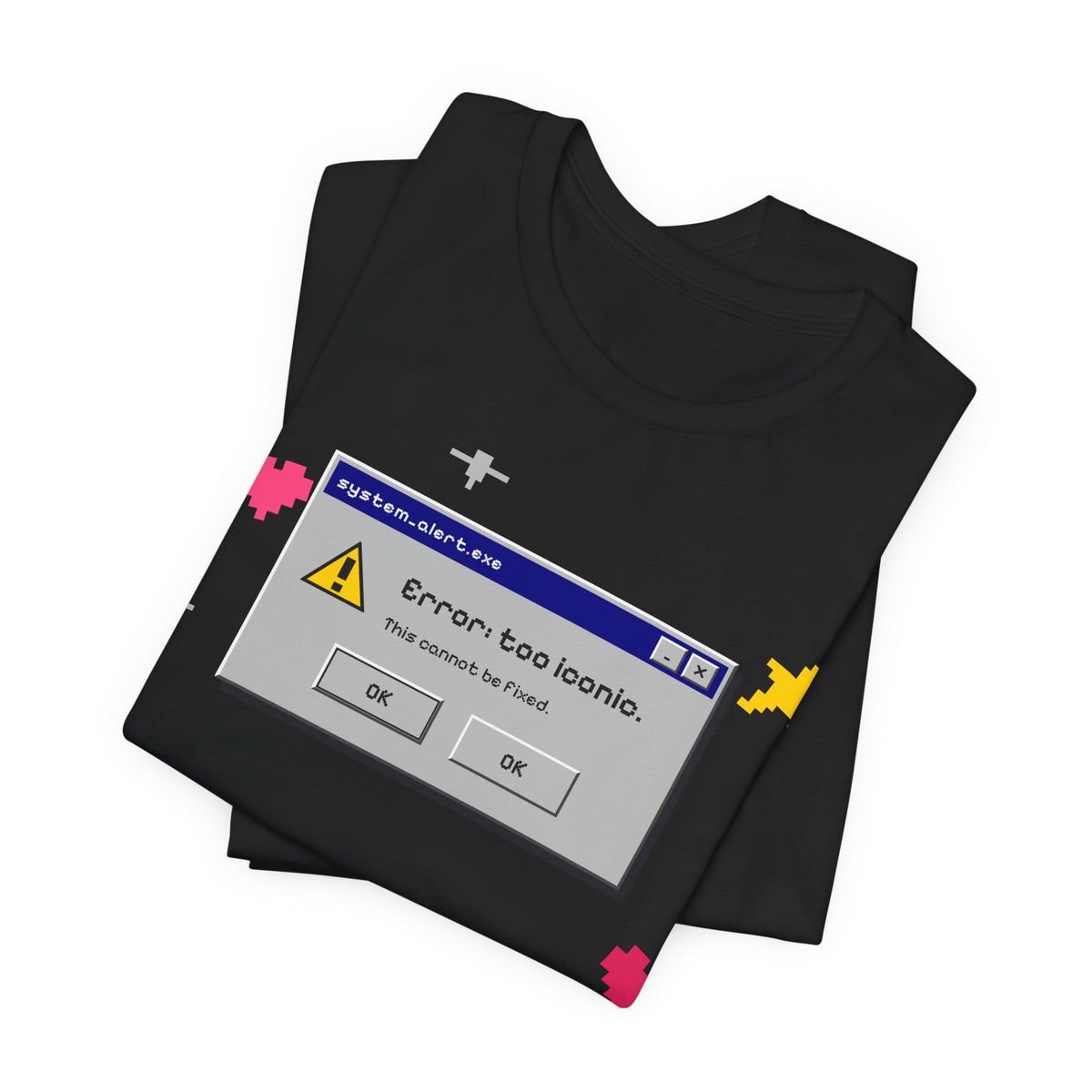 Error: Too Iconic Tee - Y2K Graphic Classic Cotton Top