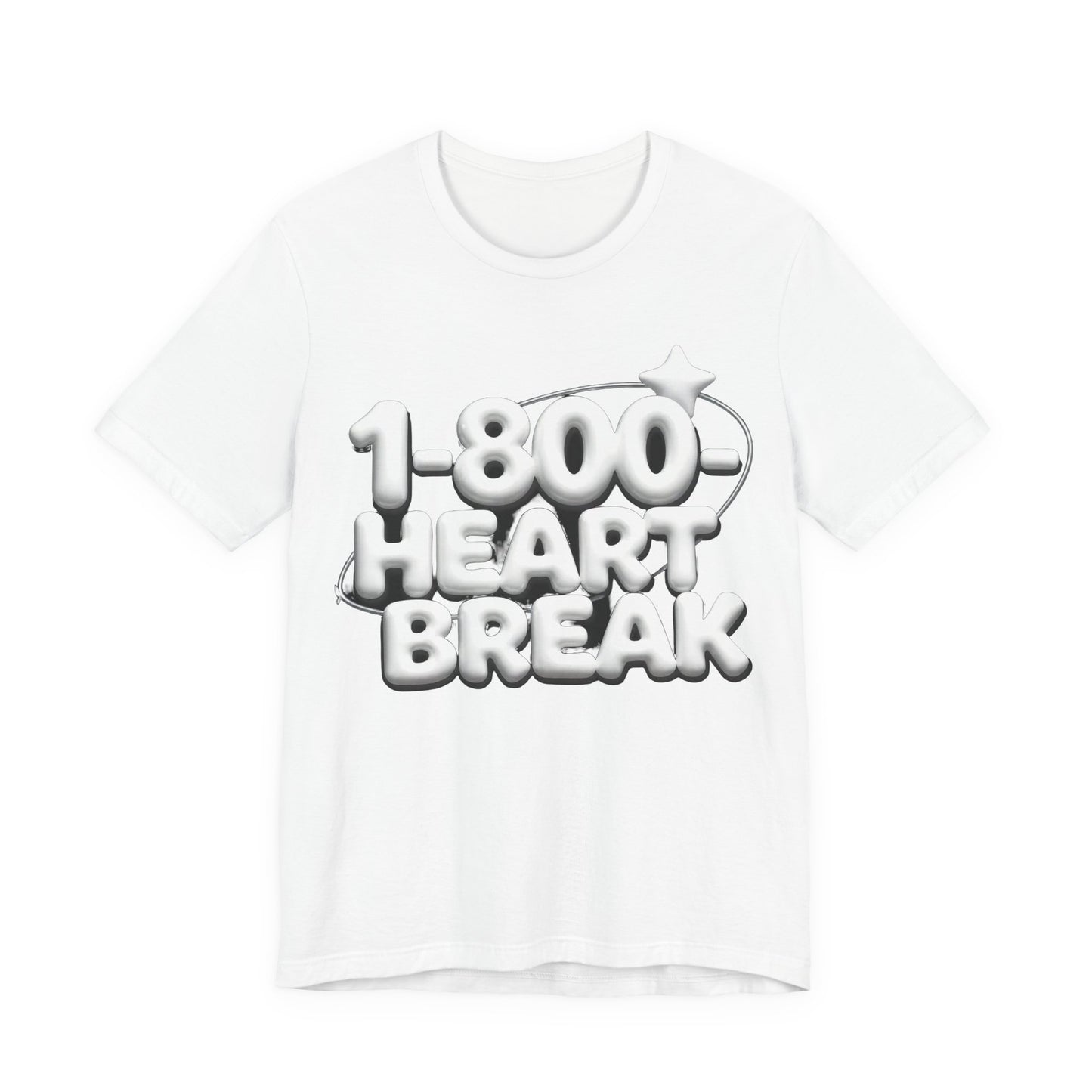 1-800-HEARTBREAK Tee - Y2K Graphic Classic Cotton Top