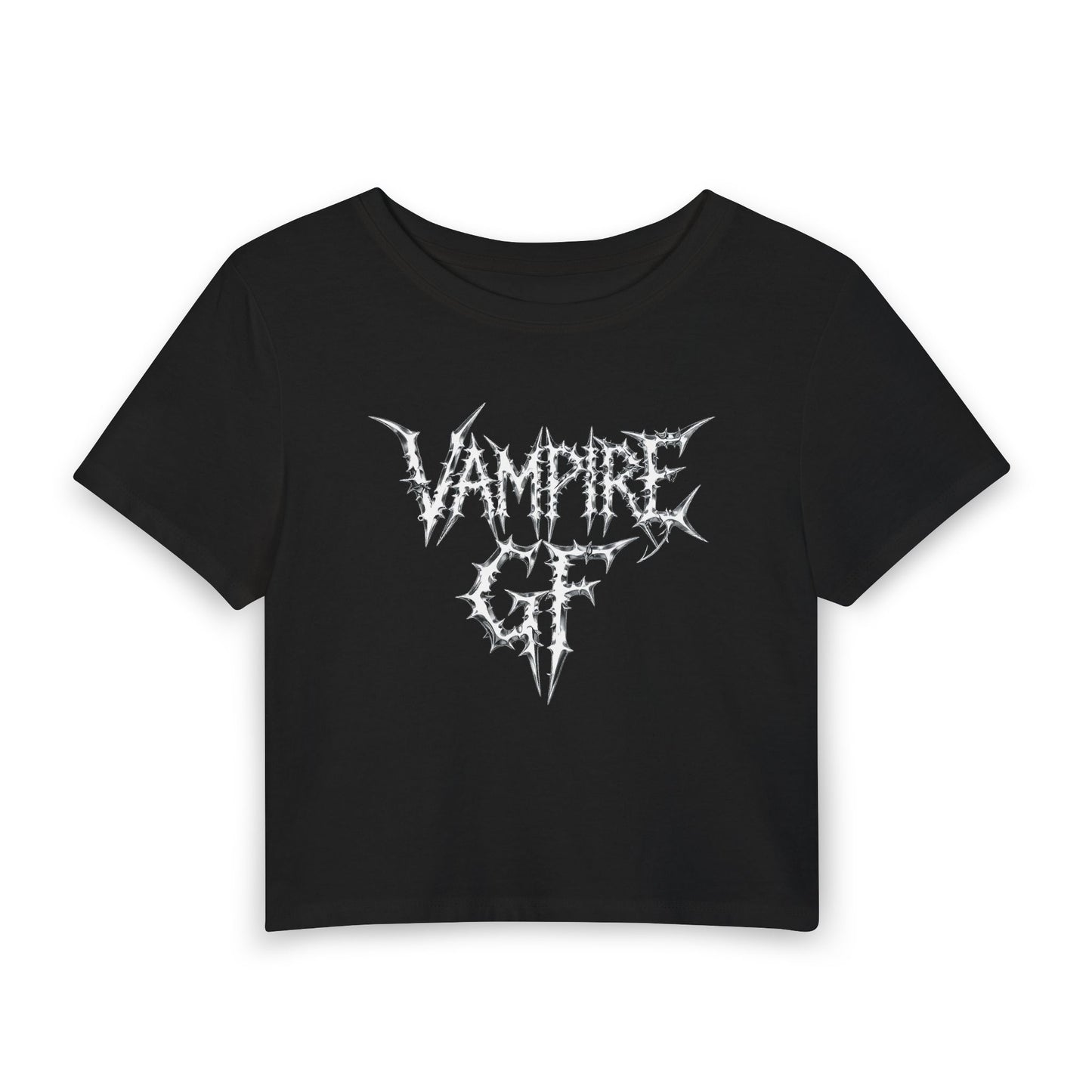 VAMPIRE GF Baby Tee - Y2K Graphic Fitted Top