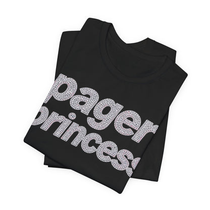 pager princess Tee - Y2K Graphic Classic Cotton Top