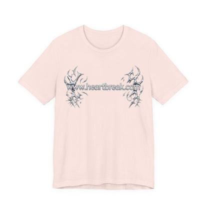 www.heartbreak.com Tribal Chrome Tee - Y2K Graphic Classic Cotton Top