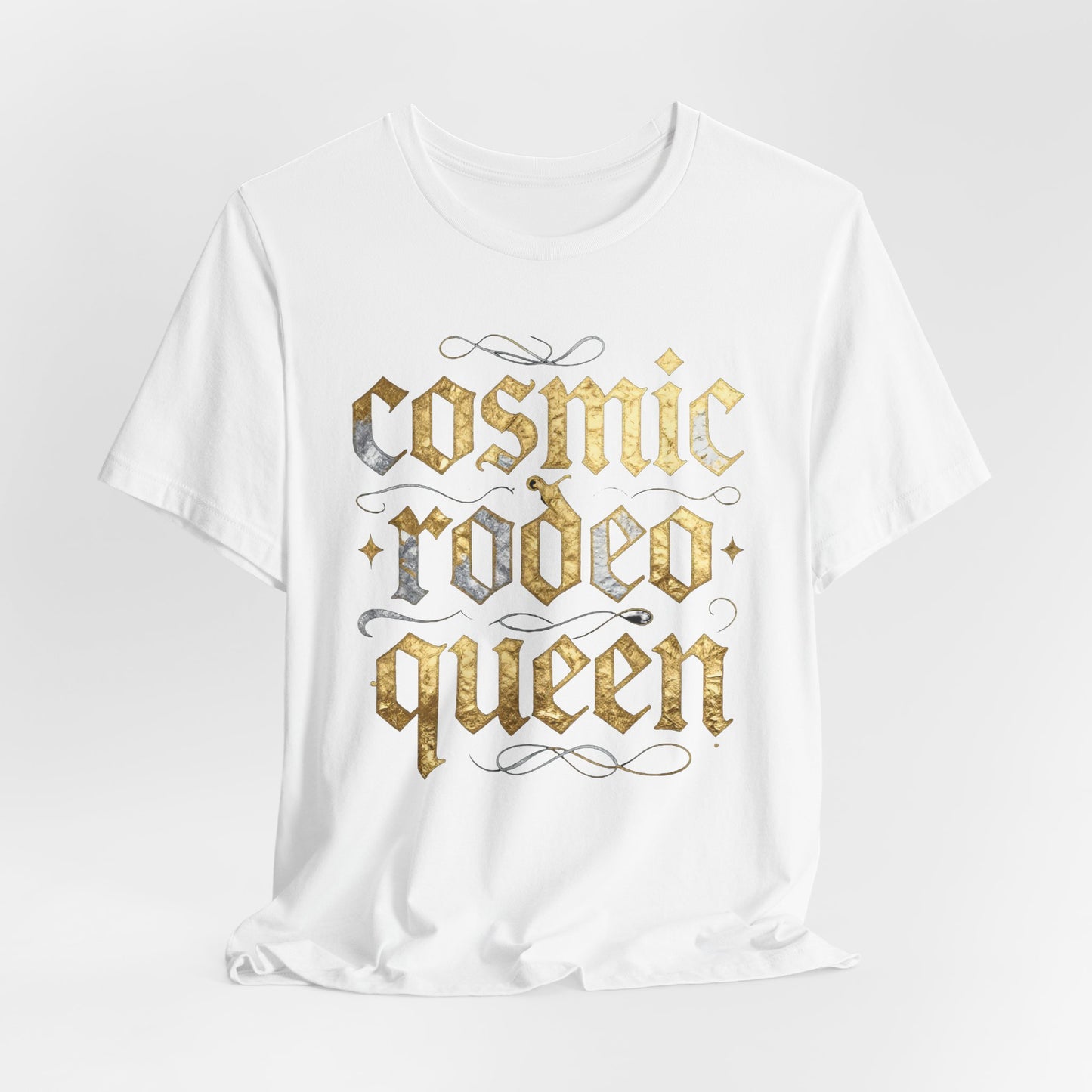 cosmic rodeo queen Tee - Y2K Graphic Classic Cotton Top
