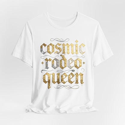 cosmic rodeo queen Tee - Y2K Graphic Classic Cotton Top