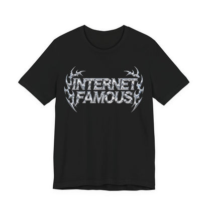 INTERNET FAMOUS Tribal Chrome Tee - Y2K Graphic Classic Cotton Top