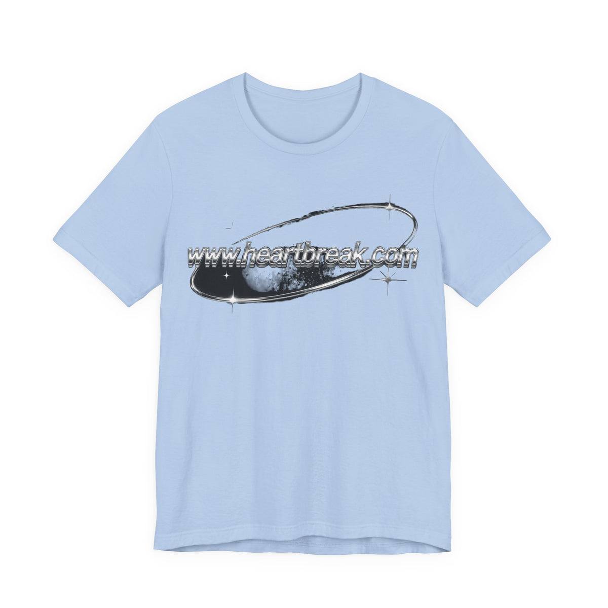 www.heartbreak.com Chrome Orbit Tee - Y2K Graphic Classic Cotton Top
