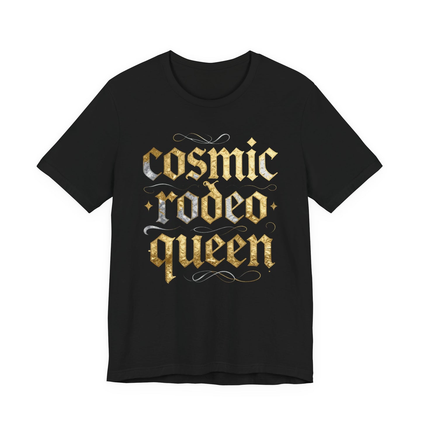 cosmic rodeo queen Tee - Y2K Graphic Classic Cotton Top