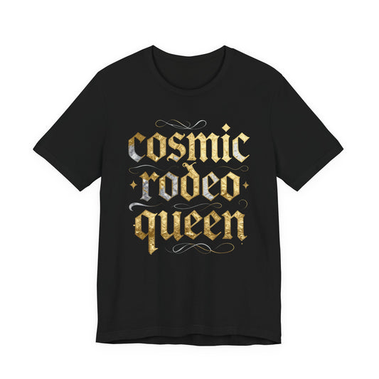 cosmic rodeo queen Tee - Y2K Graphic Classic Cotton Top